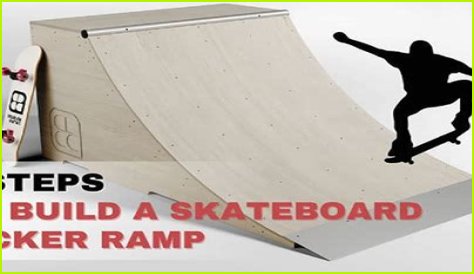 How do you make a skateboard kicker ramp?