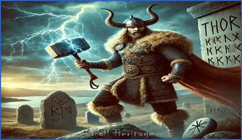 How is Thor related to Odin?
